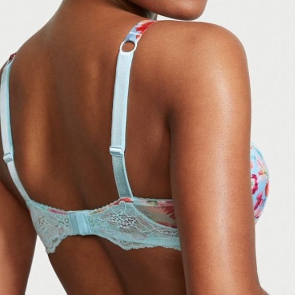 32A  VERY SEXY Bombshell Add-2-Cups Push-Up Bra Happy Poppy - Picture 9 of 12